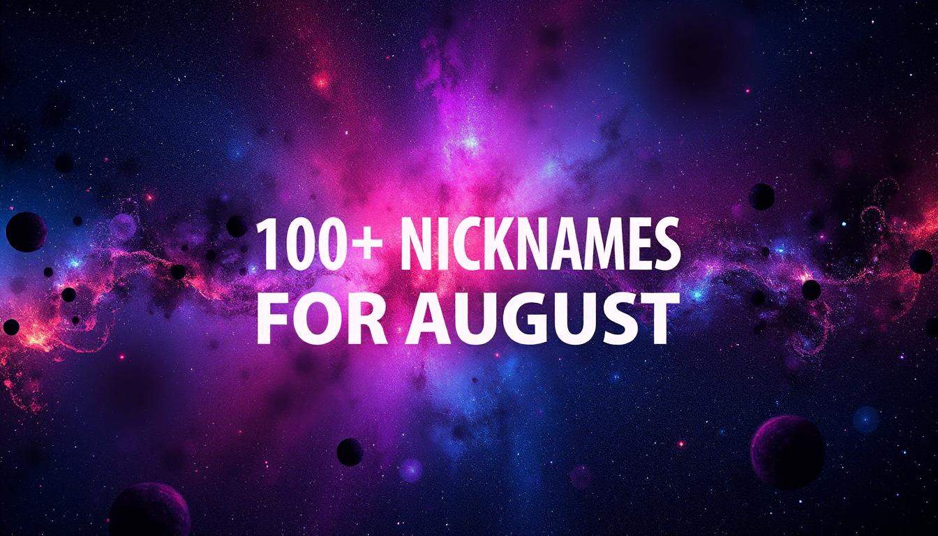 150+ Nicknames for August You’ve Never Heard Before (But Will Love)