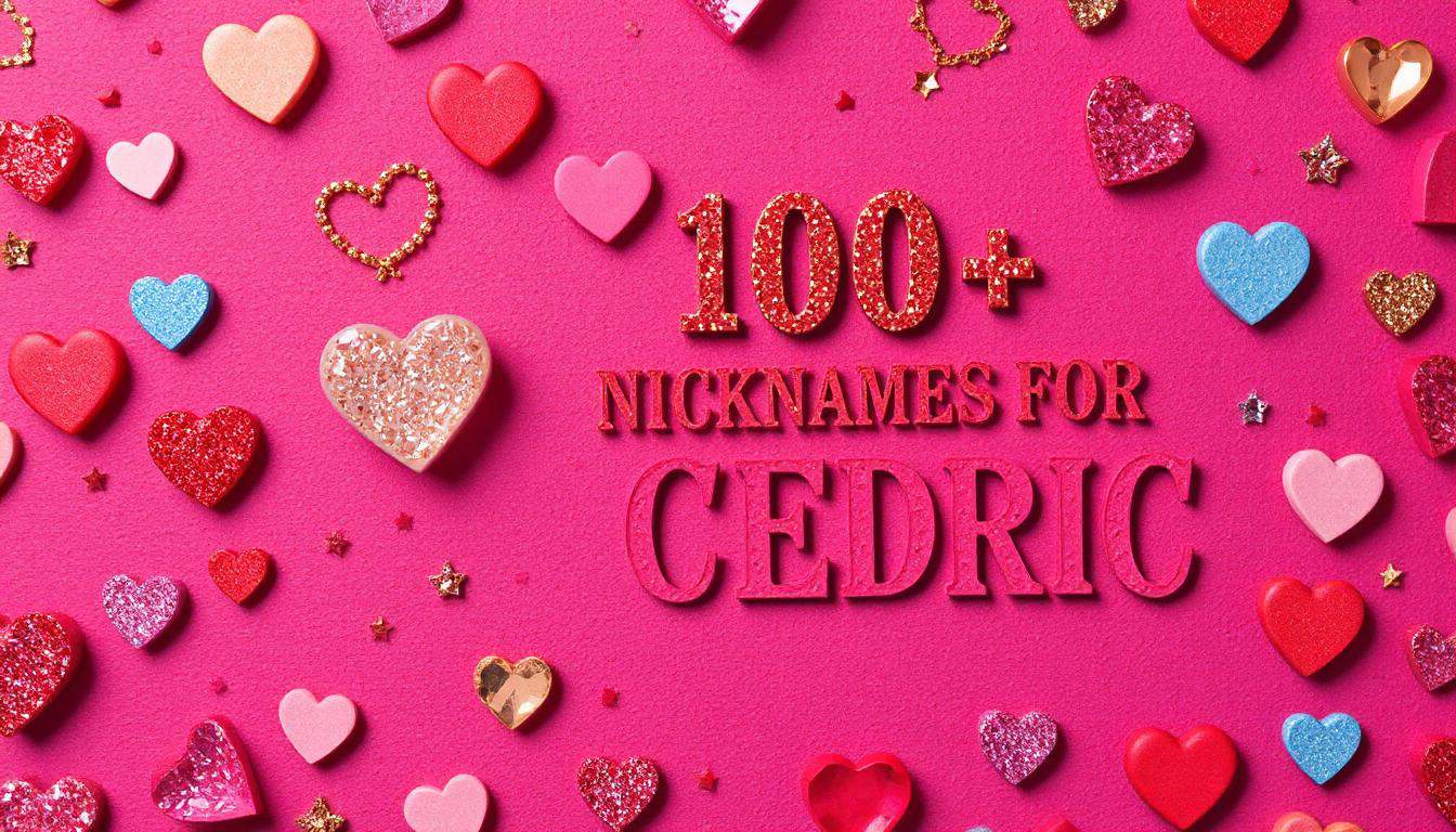 200+ Creative Nicknames for Cedric (Wordplay, Cultural Spins, Language Twists & More)