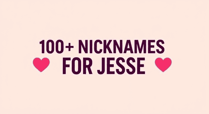 210+ Creative Nicknames for Jesse (Language Twists, Wordplay, and More)