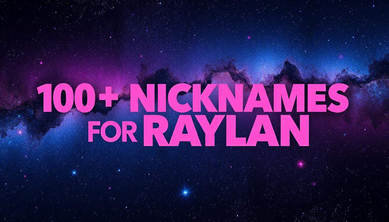 200+ Creative Nicknames for Raylan (Wordplay, Cultural Spins, Language Twists & More)