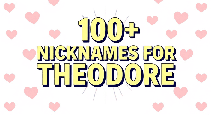 100+ Nicknames for Theodore You’ve Never Heard Before