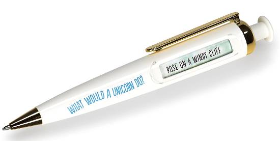 What would a unicorn do pen