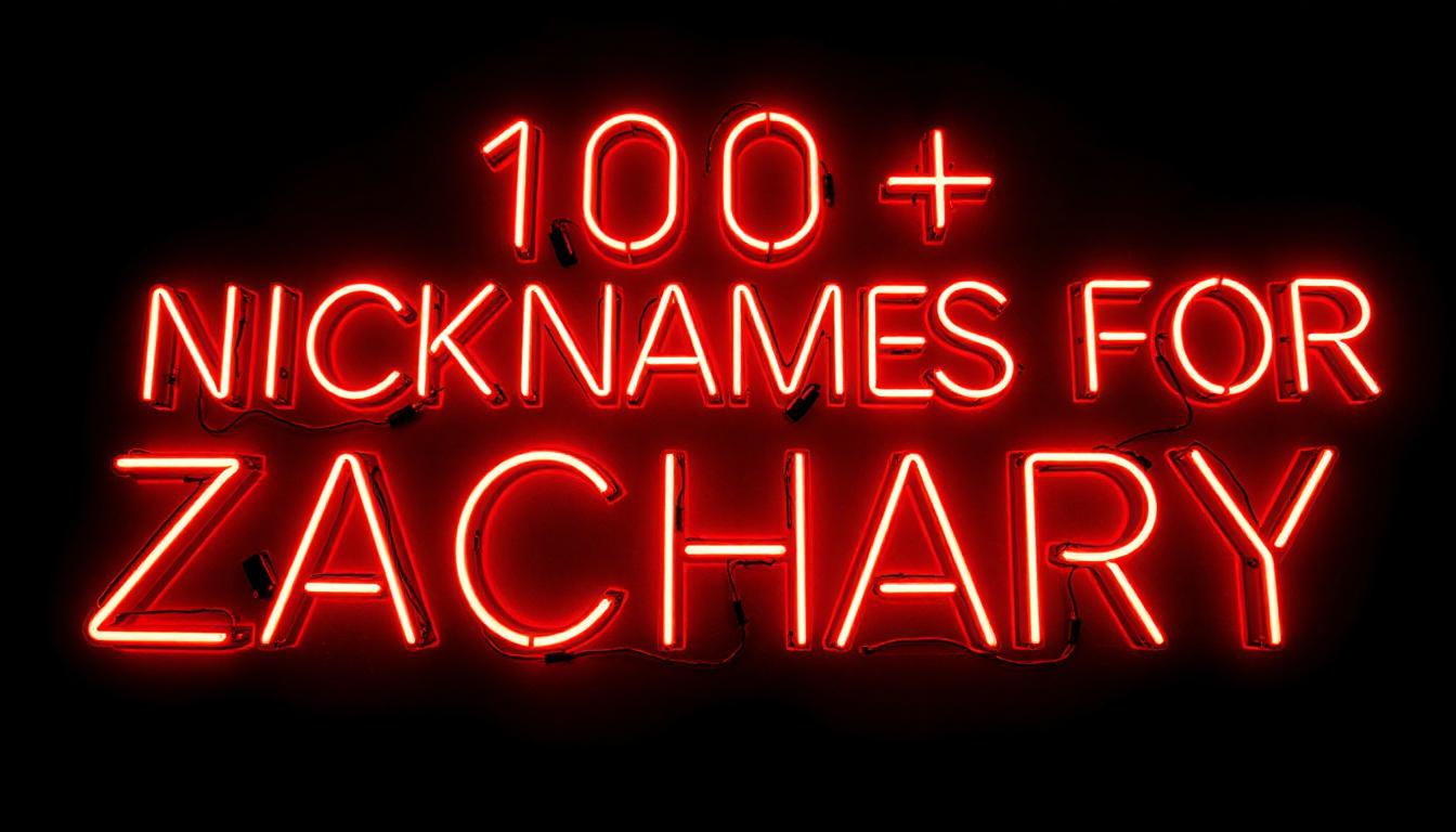 100+ Nicknames for Zachary: Meaning, Symbolism & Creative Ideas